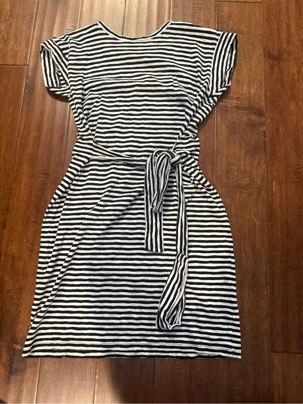 J. Crew Factory striped cotton dress (s)